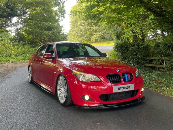 BMW 5-Series Saloon, Diesel, 2008, Red