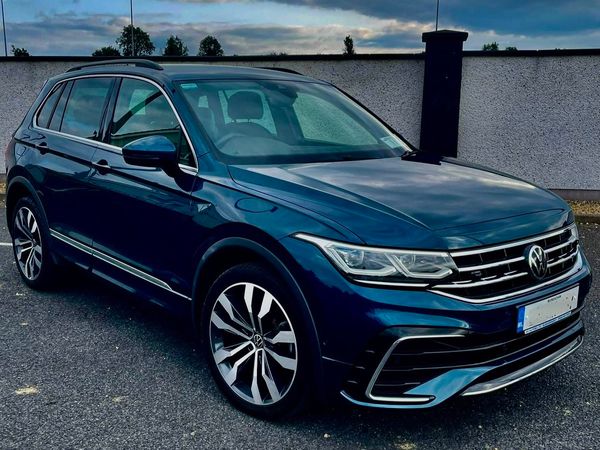 Volkswagen Tiguan SUV, Petrol Plug-in Hybrid, 2022, Blue