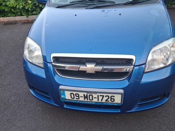 Chevrolet Aveo Saloon, Petrol, 2009, Blue