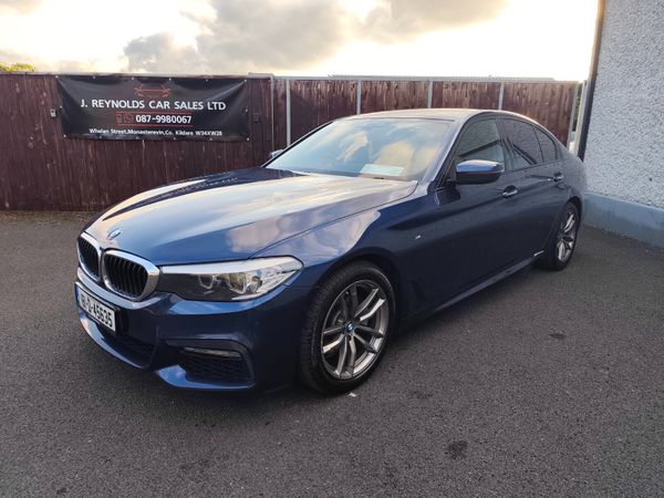BMW 5-Series Saloon, Diesel, 2018, Blue