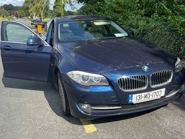 BMW 5-Series Saloon, Diesel, 2013, Blue
