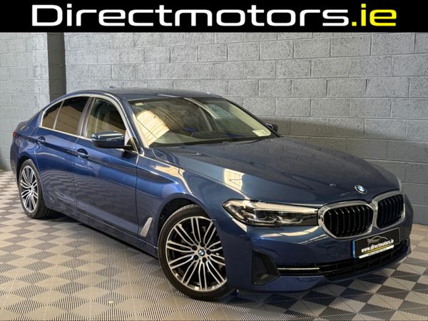 BMW 5-Series Saloon, Diesel, 2021, Blue