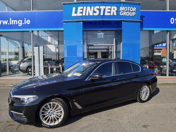 BMW 5-Series Saloon, Petrol Plug-in Hybrid, 2018, Black