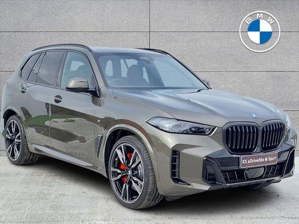 BMW X5 SUV, Petrol Plug-in Hybrid, 2025, Green