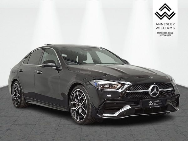 Mercedes-Benz C-Class Saloon, Diesel Hybrid, 2025, Black
