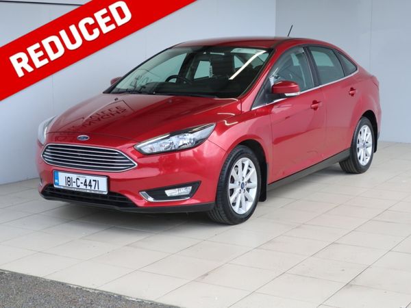 Ford Focus Saloon, Diesel, 2018, Red