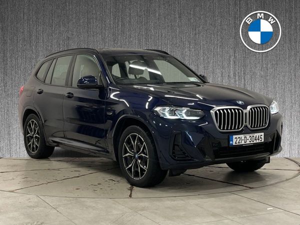BMW X3 SUV, Petrol Plug-in Hybrid, 2022, Blue