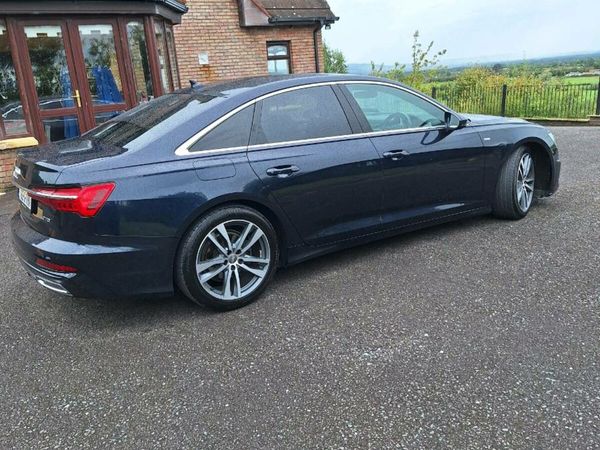 Audi A6 Saloon, Diesel, 2019, Blue
