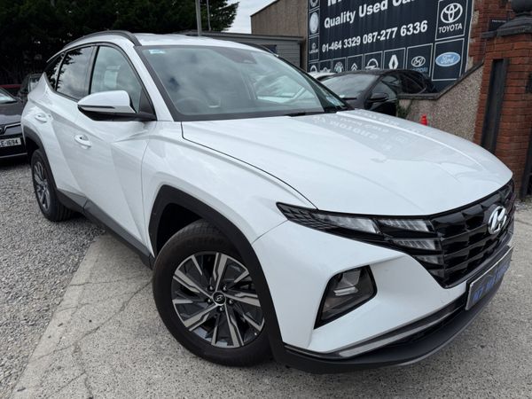 Hyundai Tucson SUV, Petrol Hybrid, 2024, White