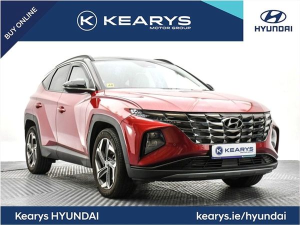 Hyundai Tucson SUV, Petrol Hybrid, 2023, Red