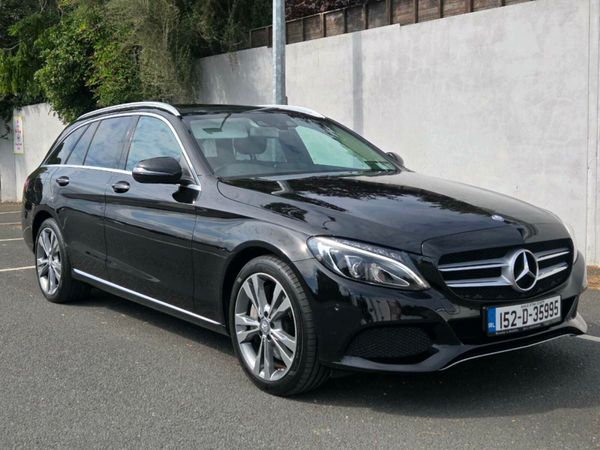 Mercedes-Benz C-Class Estate, Petrol Plug-in Hybrid, 2015, Black