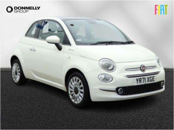 Fiat 500 Hatchback, Petrol, 2021, White