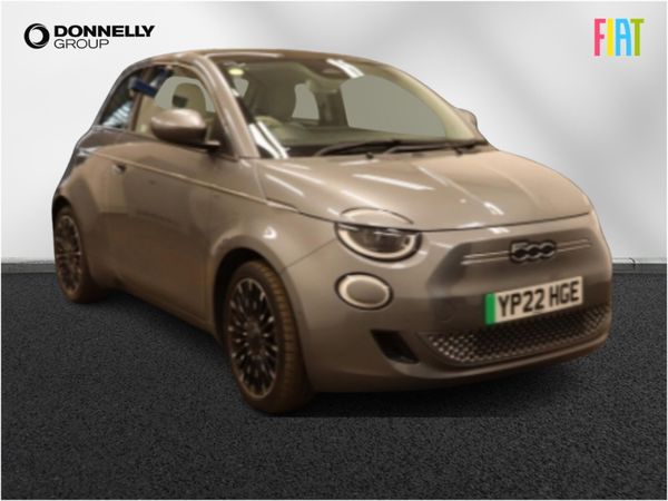 Fiat 500 Hatchback, Electric, 2022, Grey