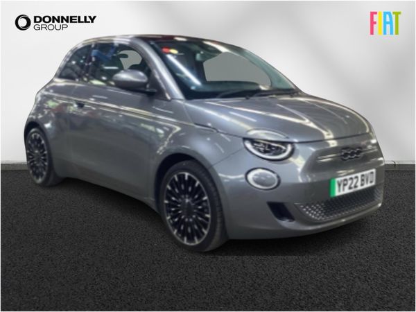 Fiat 500 Hatchback, Electric, 2022, Grey