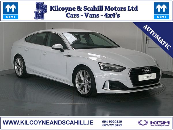 Audi A5 Coupe, Diesel Hybrid, 2021, White