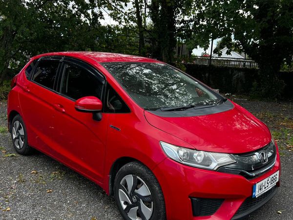 Honda Fit Hatchback, Petrol Hybrid, 2014, Red