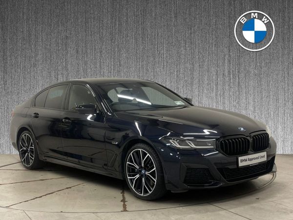 BMW 5-Series Saloon, Petrol Plug-in Hybrid, 2023, Black
