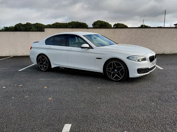 BMW 5-Series Saloon, Diesel, 2014, White