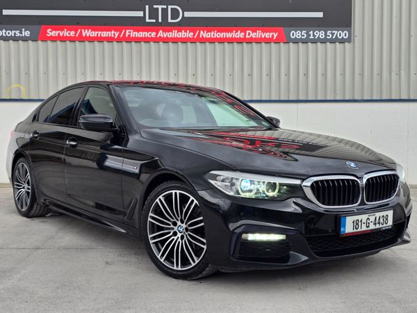 BMW 5-Series Saloon, Diesel, 2018, Black