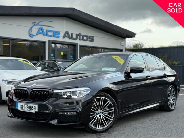 BMW 5-Series Saloon, Diesel, 2018, Black