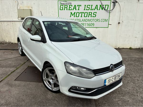 Volkswagen Polo Hatchback, Petrol, 2015, White