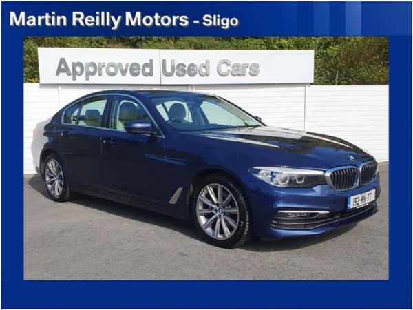 BMW 5-Series Saloon, Diesel, 2019, Blue