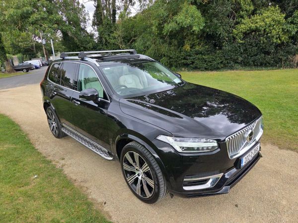 Volvo XC90 SUV, Petrol Plug-in Hybrid, 2020, Black