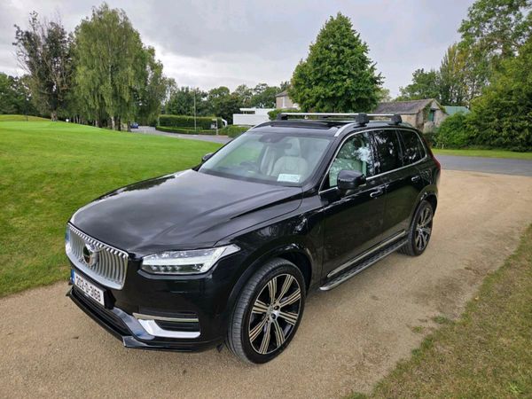 Volvo XC90 SUV, Petrol Plug-in Hybrid, 2020, Black