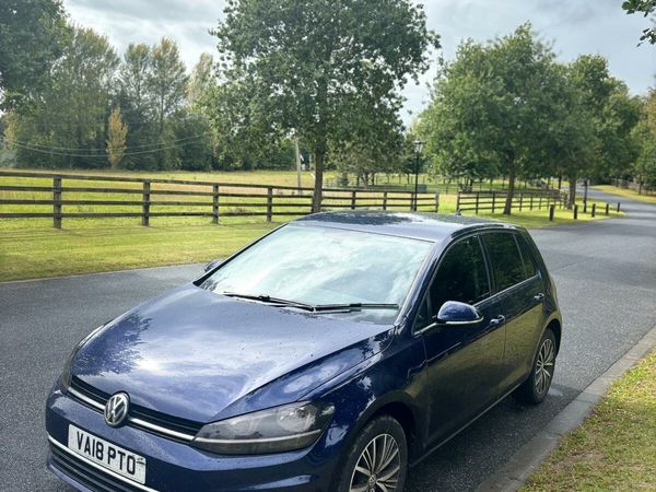 Volkswagen Golf Hatchback, Petrol, 2018, Blue