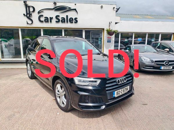Audi Q3 SUV, Diesel, 2018, Black