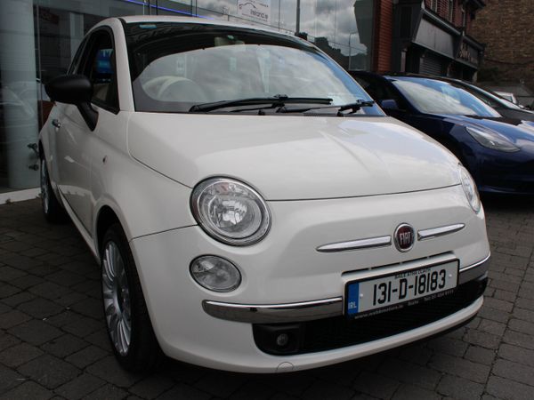 Fiat 500 Hatchback, Petrol, 2013, White