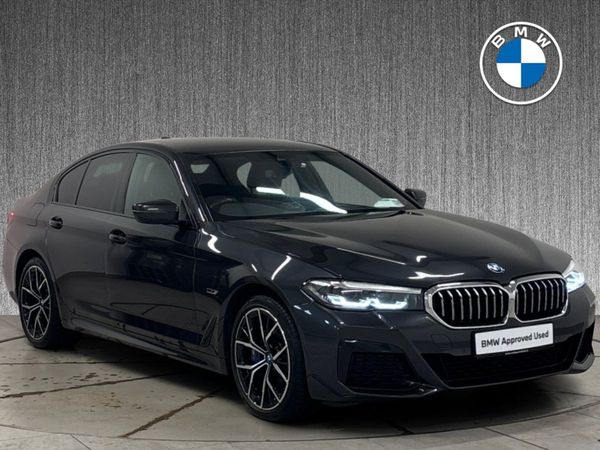 BMW 5-Series Saloon, Petrol Plug-in Hybrid, 2021, Grey