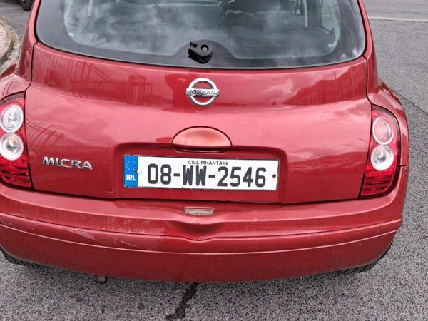 Nissan Micra Hatchback, Petrol, 2008, Red