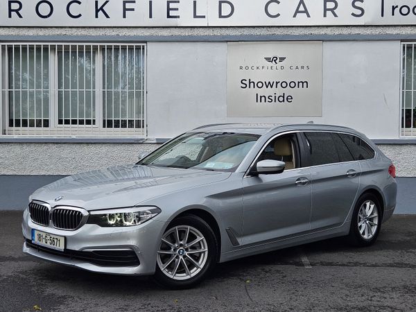 BMW 5-Series Estate, Diesel, 2018, Silver
