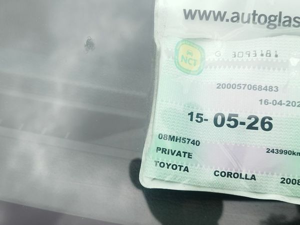 Toyota Corolla Saloon, Petrol, 2008, Grey