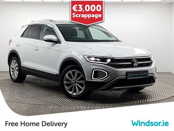 Volkswagen T-Roc SUV, Petrol, 2023, White