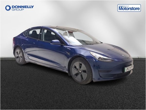 Tesla Model 3 Saloon, Electric, 2021, Blue