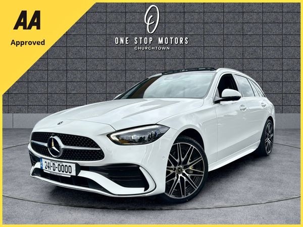 Mercedes-Benz C-Class Estate, Petrol Plug-in Hybrid, 2024, White