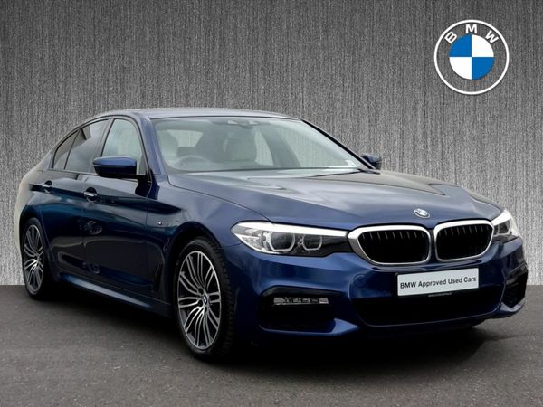 BMW 5-Series Saloon, Diesel, 2017, Blue
