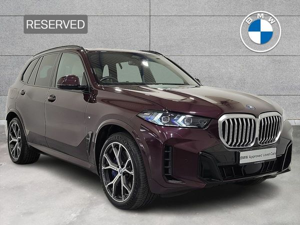BMW X5 SUV, Petrol Plug-in Hybrid, 2023, Red