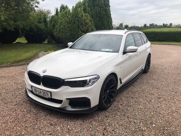 BMW 5-Series Estate, Diesel, 2019, White