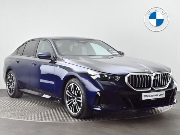 BMW 5-Series Saloon, Petrol Hybrid, 2025, Blue