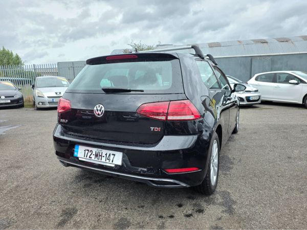 Volkswagen Golf Hatchback, Diesel, 2017, Black