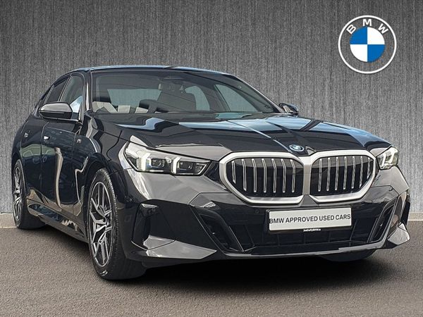 BMW 5-Series Saloon, Petrol Plug-in Hybrid, 2024, Black