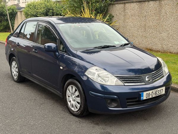 Nissan Tiida Saloon, Petrol, 2008, Blue