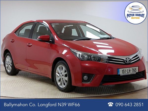 Toyota Corolla Saloon, Diesel, 2015, Red