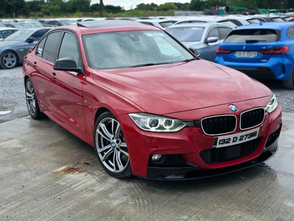 BMW 3-Series Saloon, Petrol, 2013, Red