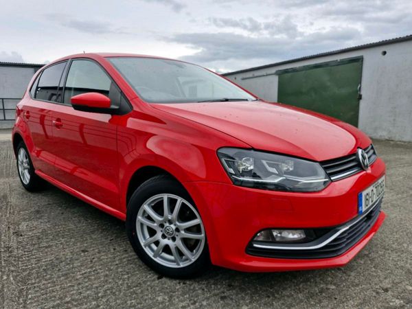 Volkswagen Polo Hatchback, Petrol, 2016, Red