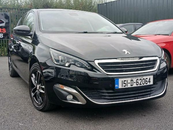 Peugeot 308 Hatchback, Petrol, 2015, Black