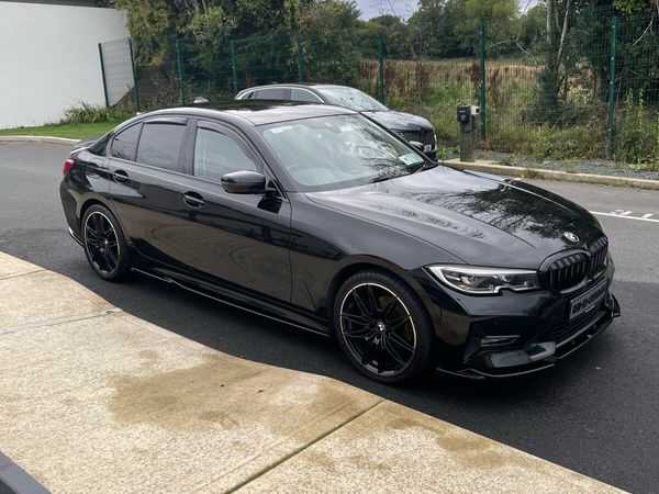 BMW 3-Series Saloon, Petrol, 2019, Black